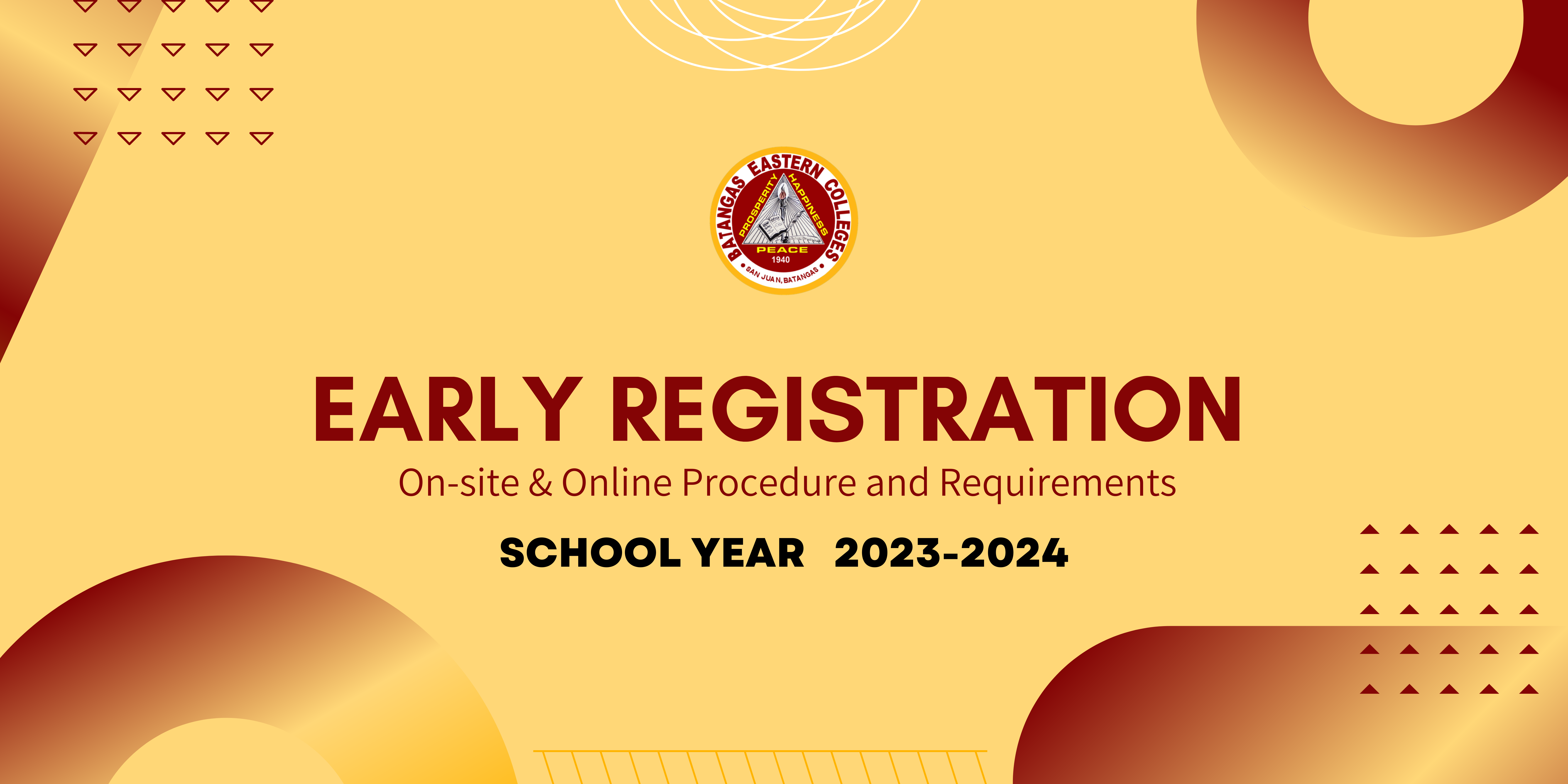 Featured Photo For Website Early Registration For SY 2023 2024 