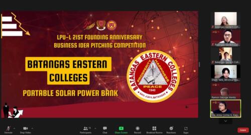 BEC Batangas-Eastern-Colleges Shark-Tank Business-idea-pitching-competition Inter-High-School-Competition LPU-Laguna 3